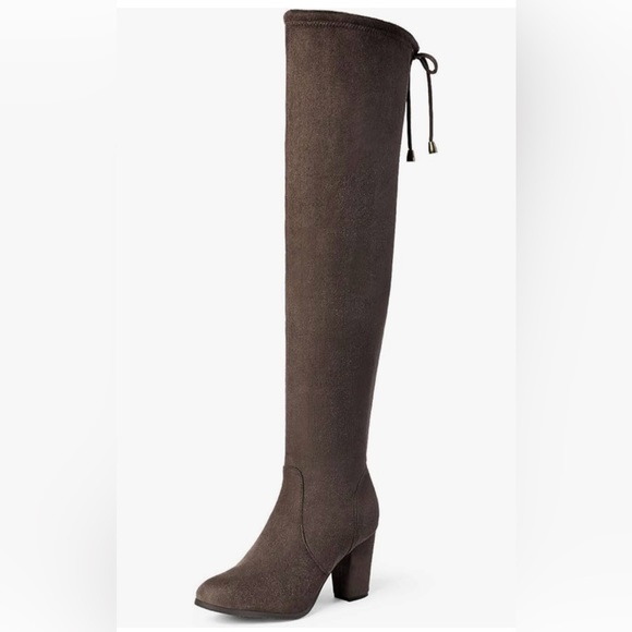 BNIB Over the Knee Suede Boots - Picture 2 of 7